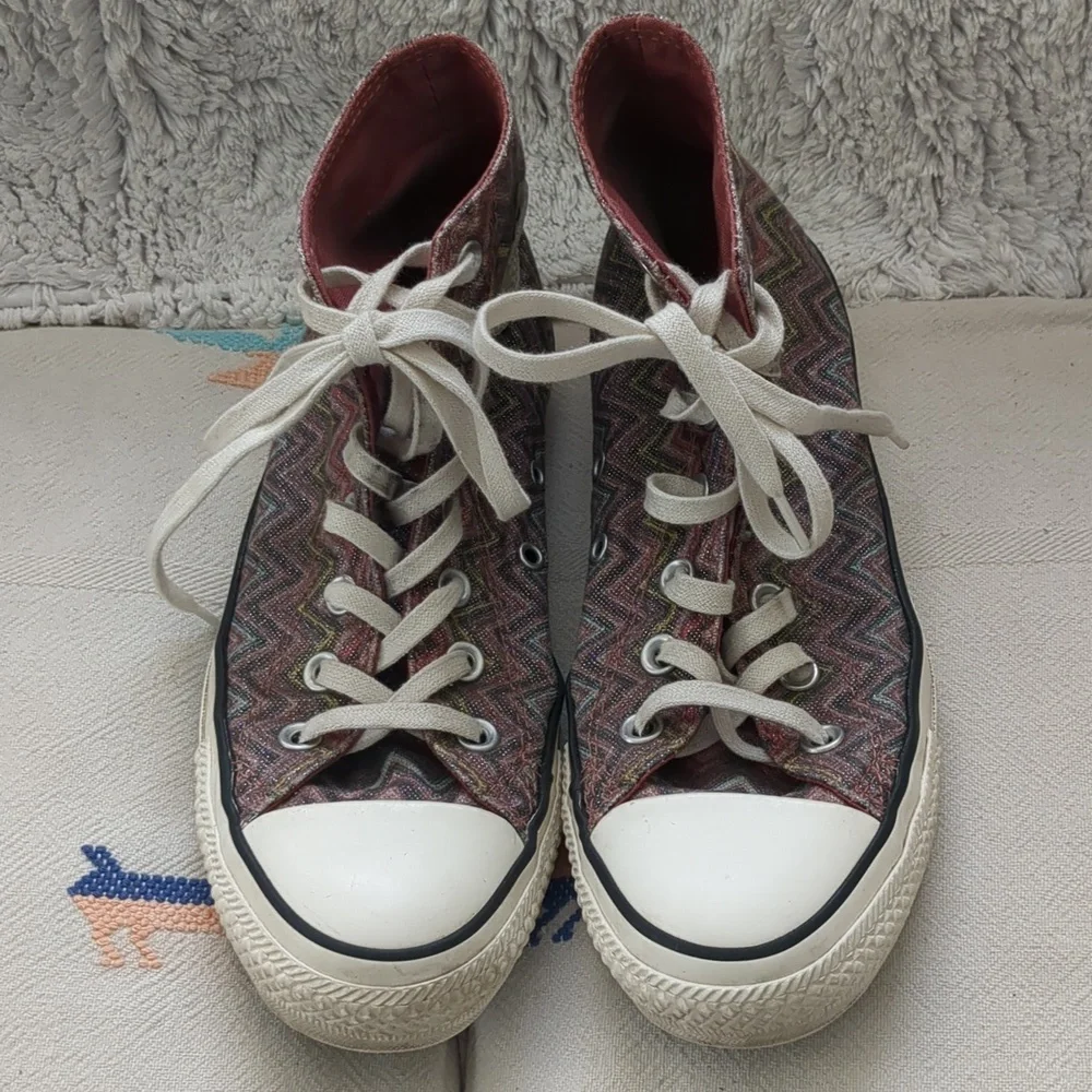 Chuck Taylor Converse x Missoni Hi-top Sneakers, Women's 7.5, Men's 5.5